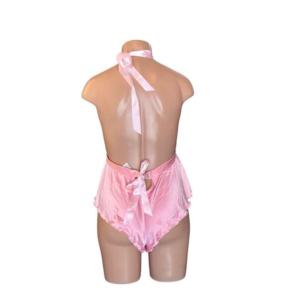 NWOT Woman Pink Teddy Lingerie One piece - Picture 2 of 5